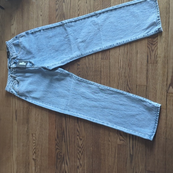 Missguided Denim - 💐 4/$25💐 NWT Missguided High Waist Tube Straight Jeans Light Blue Size 12R